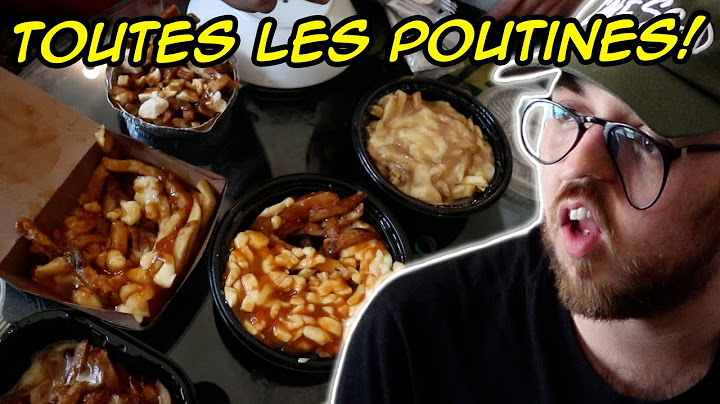 J'goûte TOUTES les POUTINES de FAST FOOD du QUÉBEC!