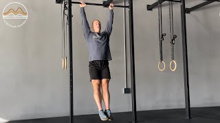 Active Hang + Scapula Pull-Up