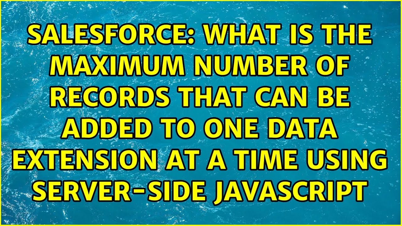 what-is-the-maximum-number-of-records-that-can-be-added-to-one-data