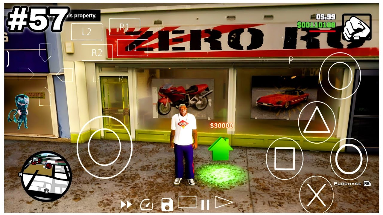 GTA SAN ANDREAS PS2 on MOBILE : GAMEPLAY #57 Air Raid