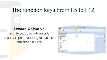Edificius Tutorial - Using function keys for drawing rapidly - ACCA software