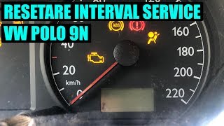 TUTORIAL: Resetare Interval Service (martor cheita) VW Polo 9N in 4 pasi -  YouTube