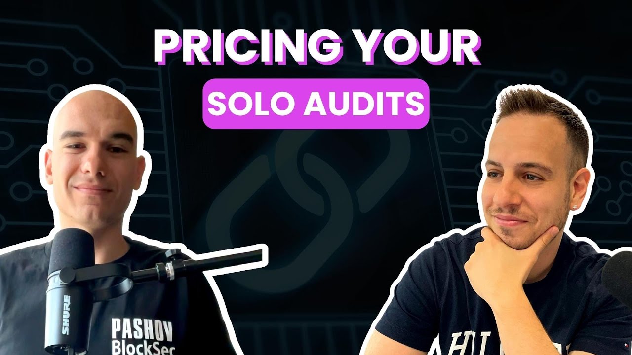 How To Price a Solo Smart Contract Audit /w Pashov - YouTube