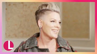 Rockstar P!nk Reveals The Touching Story Behind Naming Her New Album 'Trustfall' | Lorraine
