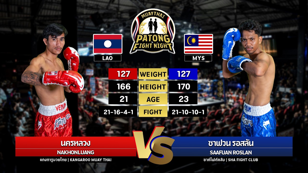 Nakornluang Kangaroo Muay Thai VS Saafuan Roslan Sah Fight Club