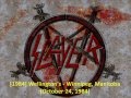 SLAYER - Wellington´s 24th Oct 1984 (Live Bootleg) FULL AUDIO