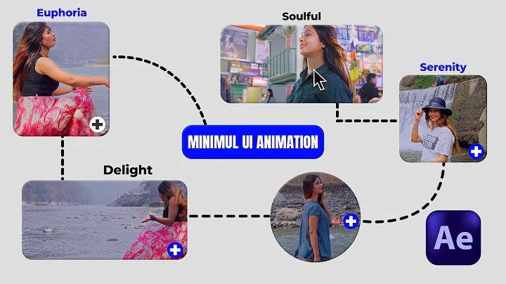 Minimal UI Animation Tutorial in After Effects | Clean & Modern Design Guide