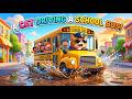 A Cat Driving a School Bus 🐱🚌 | Funny Kids Cartoon Story | Kids Animation