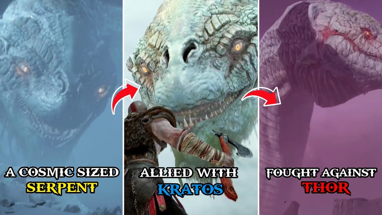 The Evolution of Jormungandr in GOD OF WAR — from a Cosmic-Sized ...