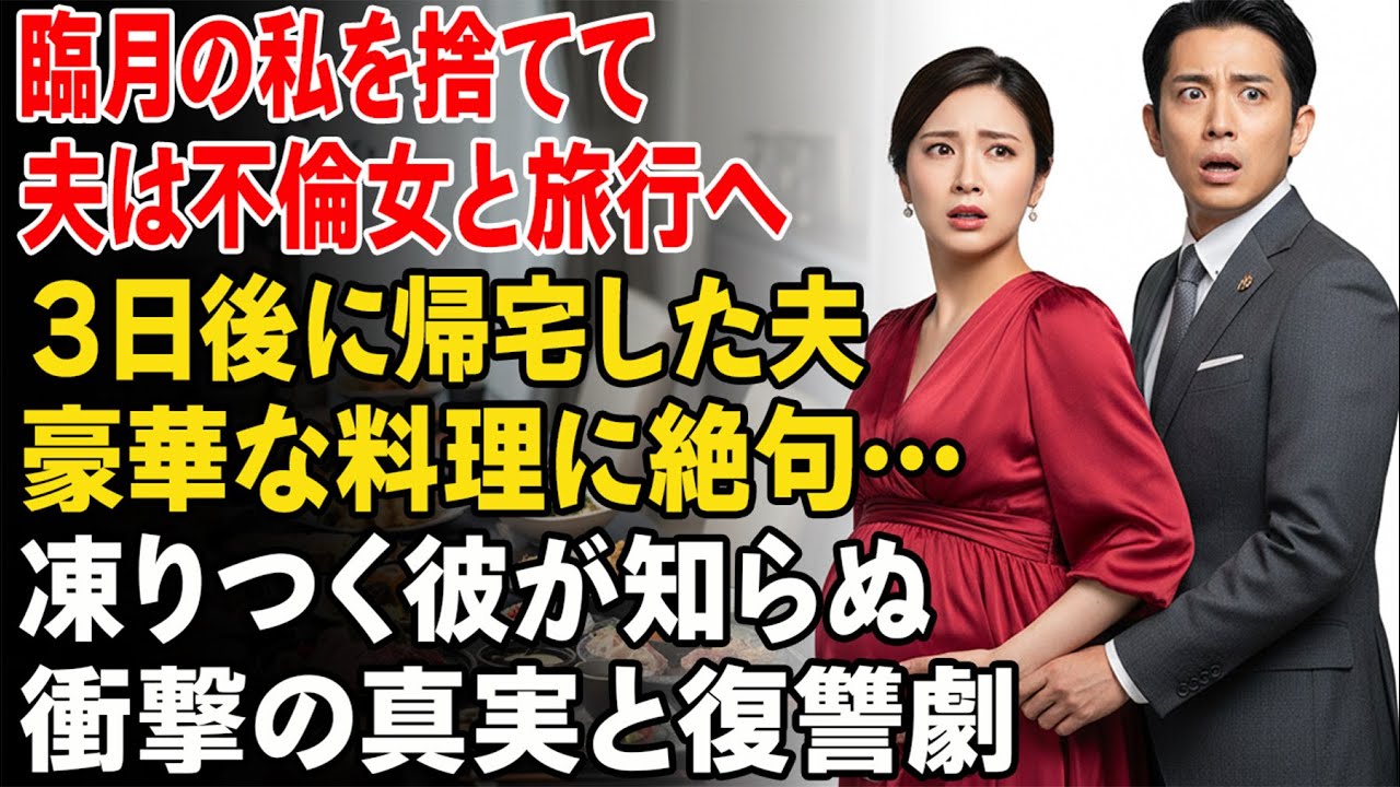 臨月の私を置き去りにし、夫は愛人と新婚旅行へ。3日後、帰宅すると食卓には豪華な料理——彼は凍りついたが、まだ知らなかった……。