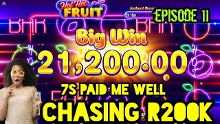 Hot hot fruit 7s paid well chasing R200K on Hollywoodbets spina zonke episode 11