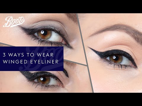 Make-up Tutorial | Three Ways To Wear Winged Eyeliner | Boots UK