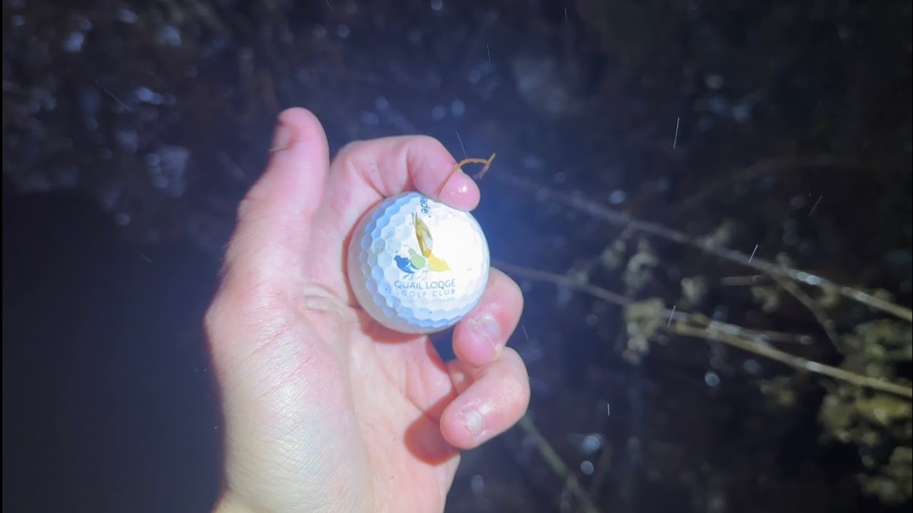 Golf Ball Hunting At Night: Episode 1