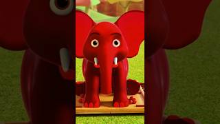 Teen Mote Hathi Poem, तीन मोटे हाथी #shorts #hindikavita #kidssong #numbers #elephant #shortsvideo