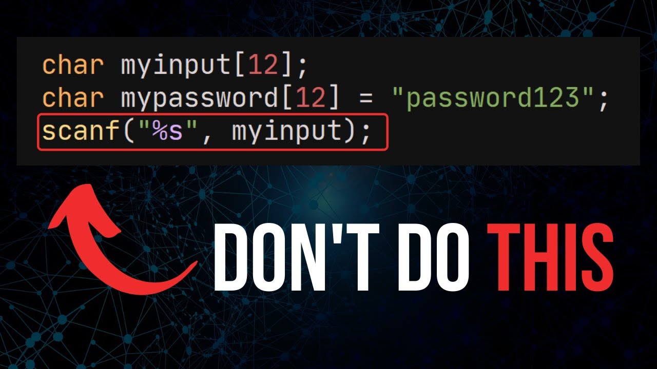 c scanf  New 2022  Hãy cẩn thận khi sử dụng scanf () trong C