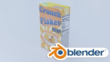 Blender Tutorial Cereal Box Part 9 Photoshop UV Layout
