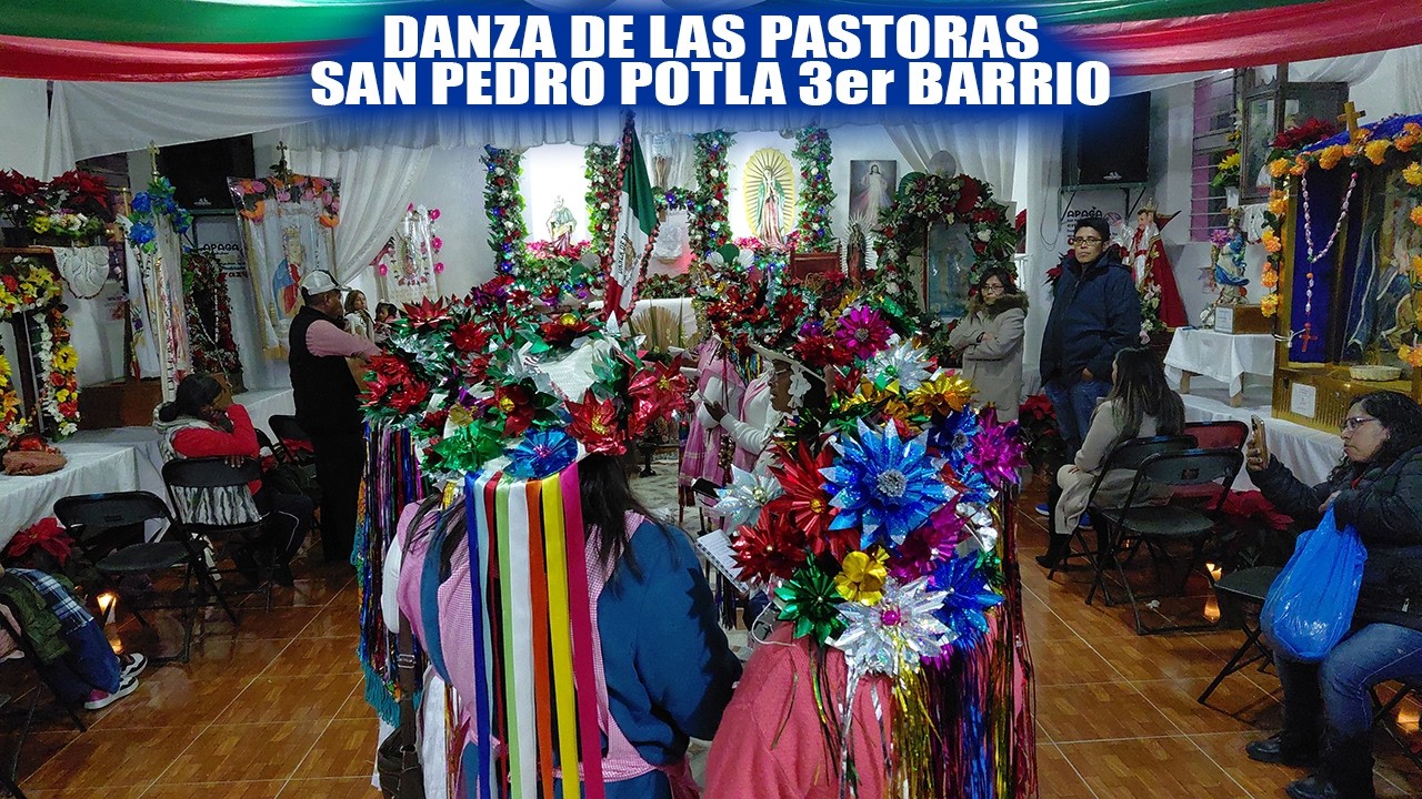 danza de las pastoras san pedro potla 3er barrio