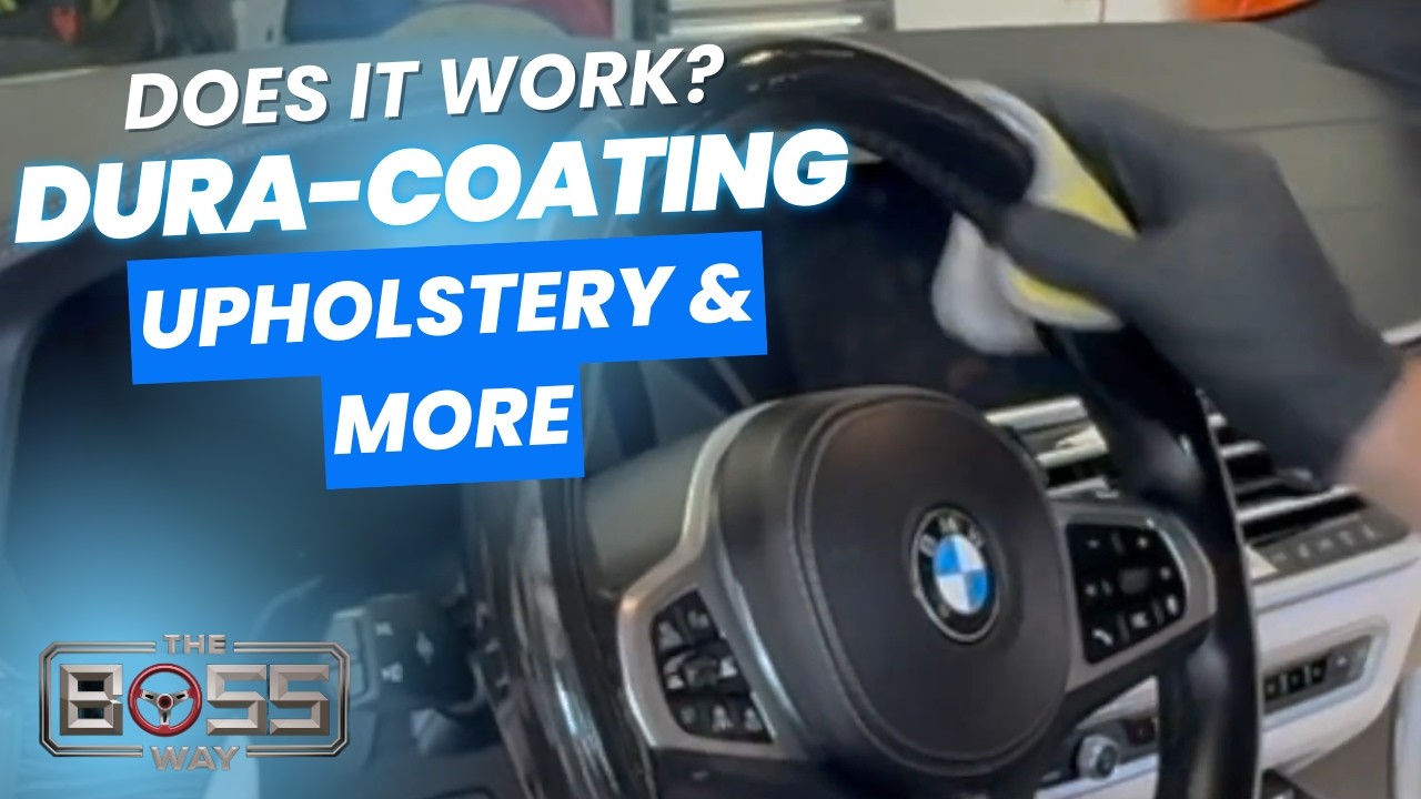 Лучшее средство для чистки салона? Dura Coating для обивки и других элементов BMW X7.
