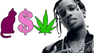 A$AP Rocky - P***y Money Weed / Purple Pink & Green [CLEAN & DIRTY Edit] ft. ScHoolboy Q