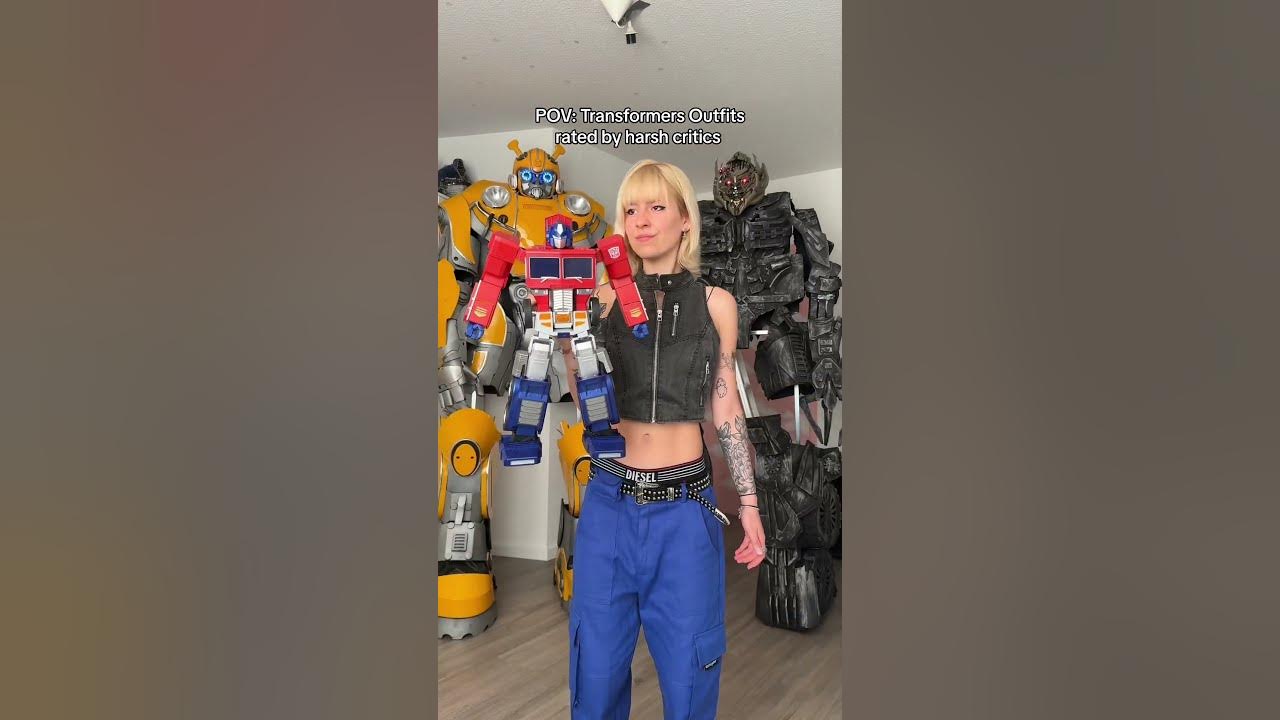 Thats why I ask Optimus Prime for fashion advice #cosplay #bumblebee #megatron
