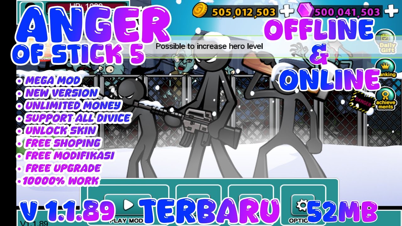 Download anger of stick 5 mod apk terbaru 2025 YouTube