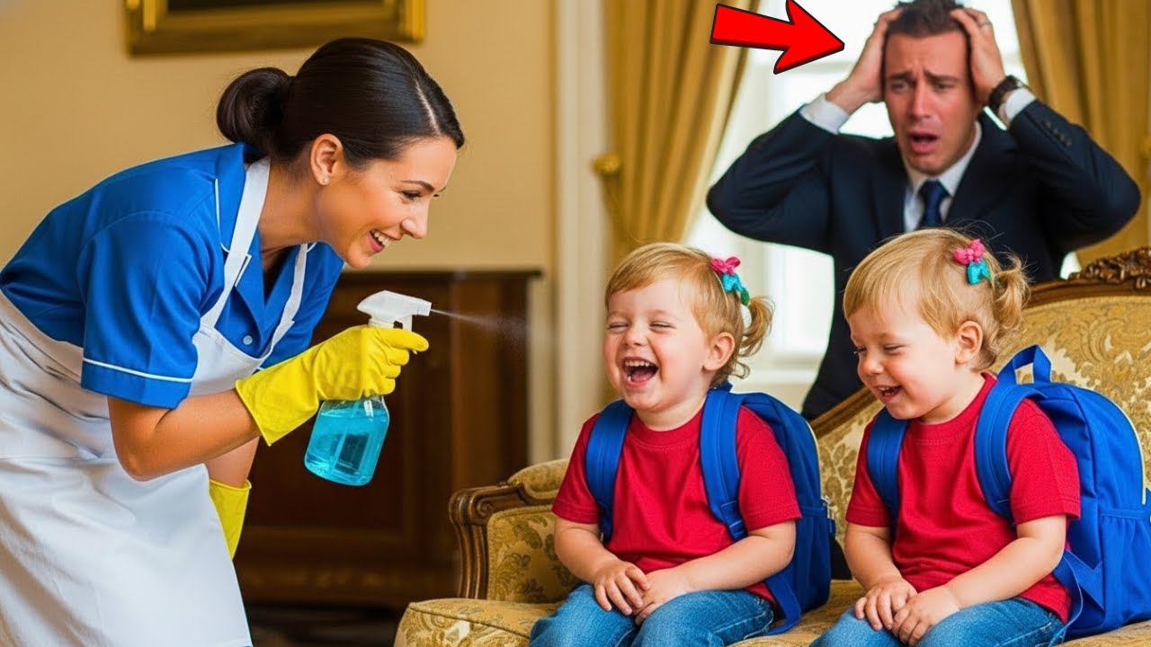 💥AS GÊMEAS CEGAS DO MILIONÁRIO VOLTARAM A VER… GRAÇAS AO QUE A BABÁ FEZ EM SEGREDO!