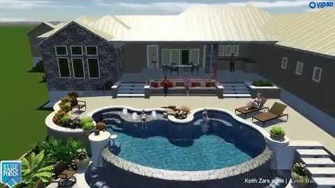 Custom Pool Design By: Kevin Hernandez of Keith Zars Pools.