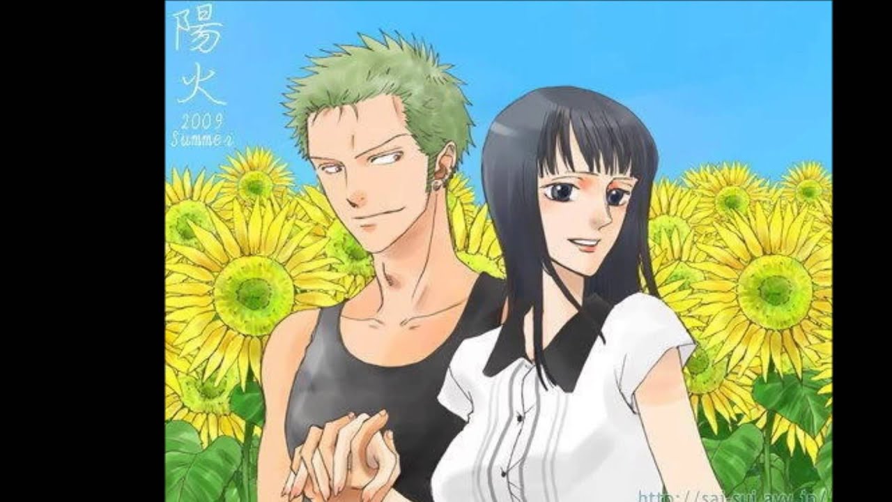Roronoa Zoro singing to Nico Robin- Strong