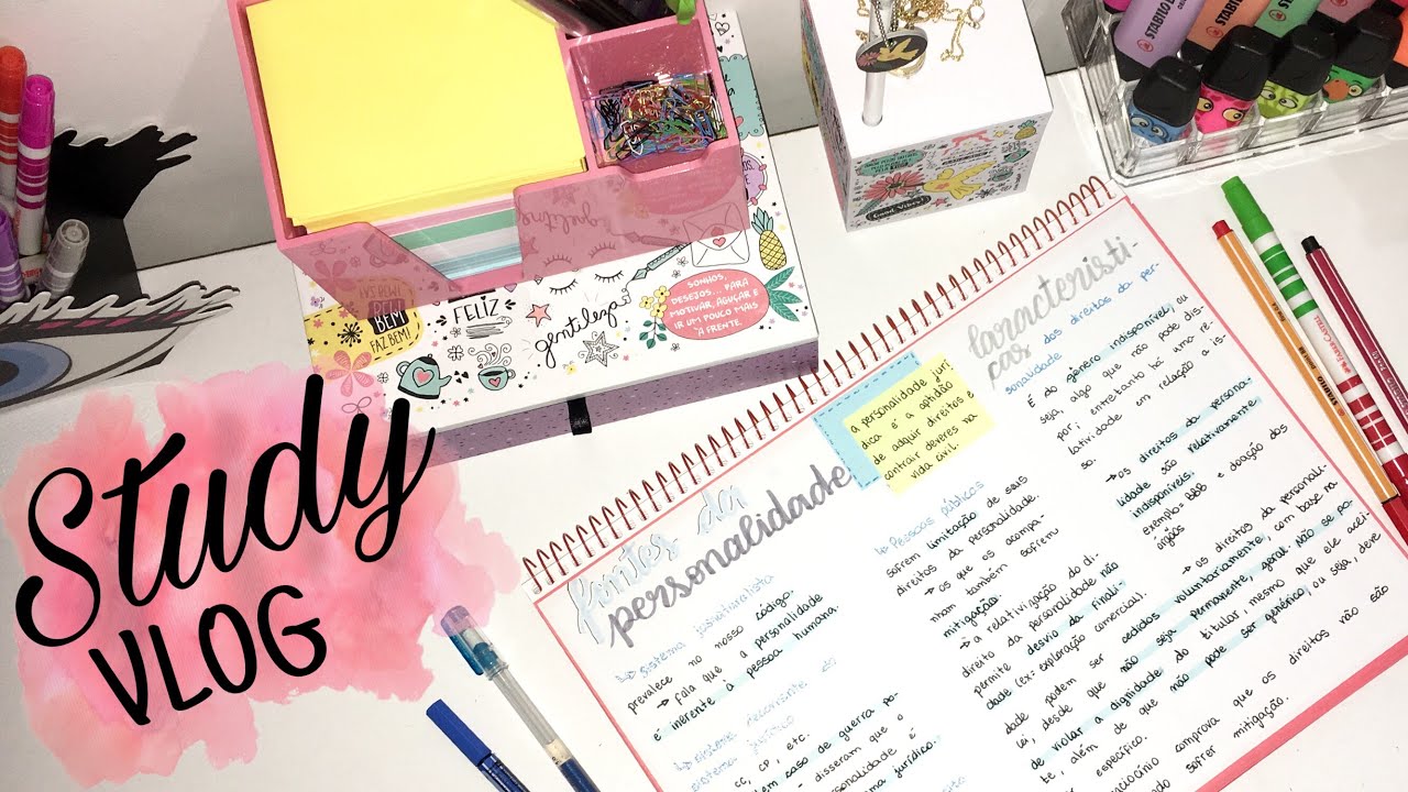 Study vlog | meus estudos e resumos