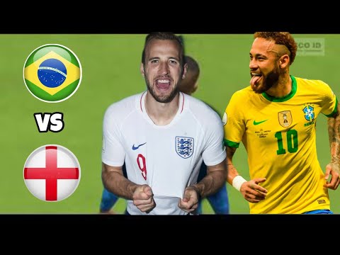 Inggris vs Brazil - DLS 22 | Dream League Soccer 22 Gameplay