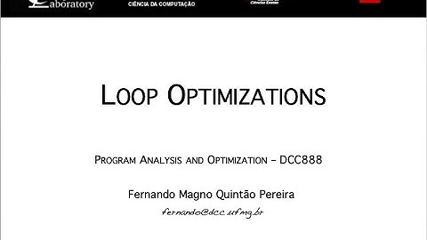Loop Optimizations - Part 1