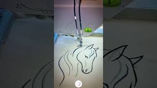 Free Embroidery File - Design No. 46 🐴✨ Beautiful Horse Head Embroidery Design