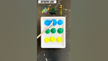 Poppy Playtime Chapter 4 #colormixing #shorts #satisfying #PoppyPlaytimeChapter4 #poppy #art