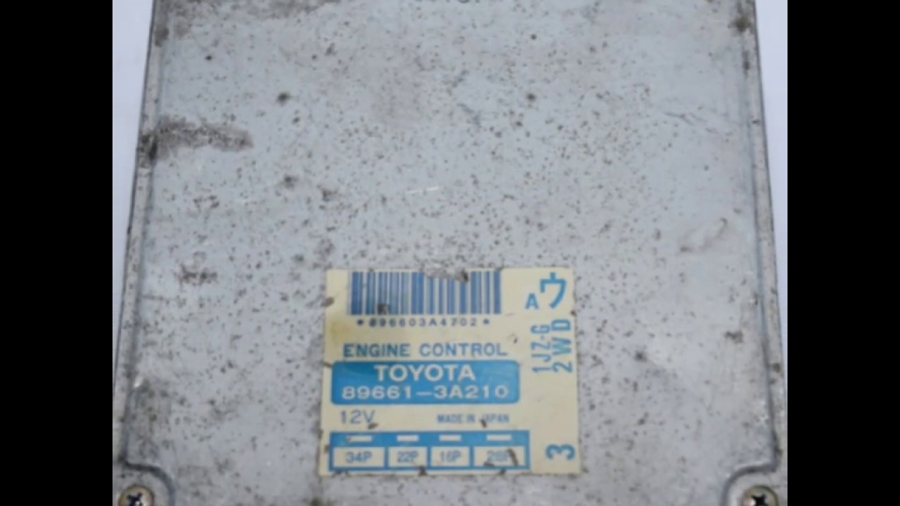 Engine Control Unit TOYOTA Crown 1996 E-JZS151 89661-3A210,1JZ-G,2WD ...