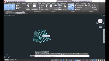 Unfold or Flatten Surfaces Inside AutoCAD