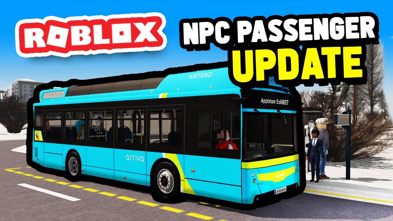 NPC PASSENGER UPDATE in Canterbury & District Bus Simulator (Roblox)