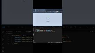 Loading Spinner using HTML CSS and JavaScript. #coding #animation #webdesign #codeflow