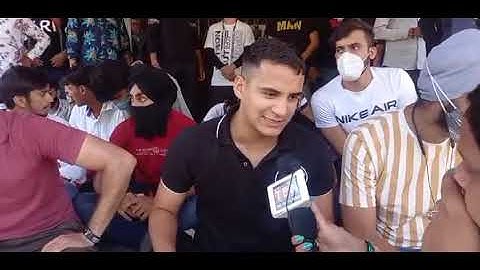 Students protest against Vice Chancellor Cluster University of Jammu