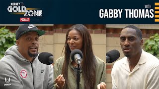 Journey to Gold Zone Podcast featuring Gabby Thomas