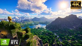 Así Se Ve Minecraft Con Todo Al Máximo Distant Horizons Shader Ultra Nvidia Rtx 4K