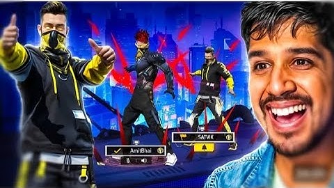 SATVIK PRANKED AMIT BHAI (ON LIVE)