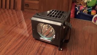 Mitsubishi 73" WD-73C9 Lamp install - DIY Bulb replacement instructions