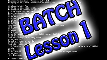 Batch Cmd Programming  Lesson 1 Basics