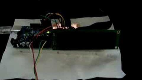 Arduino Nunchuck LCD