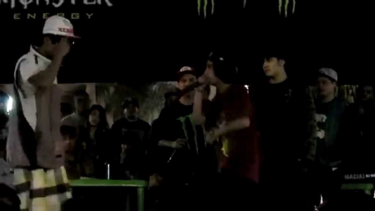 Mordekai vs Mc Raro - Monster Battle 2vs2 2014 - YouTube