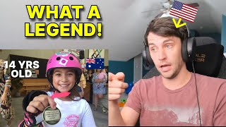 American Reacts To The 14 Year Old Arisa Trew Aussie D Medalist Girl