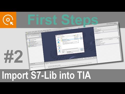 Importing a S7-library into the TIA-Portal [INSEVIS Video-Tutorials]