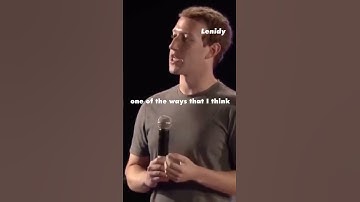 Work in a Team - Mark Zuckerberg