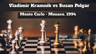 Vladimir Kramnik vs Susan Polgar. Monte Carlo - Monaco, 1994