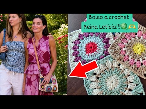 Bolso a Crochet | Reina Leticia! Grannys Paso a paso @abicrochet